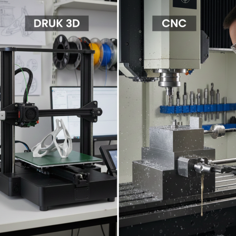 CNC a druk 3D