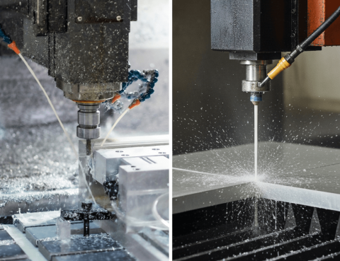 Cięcie wodą a cnc